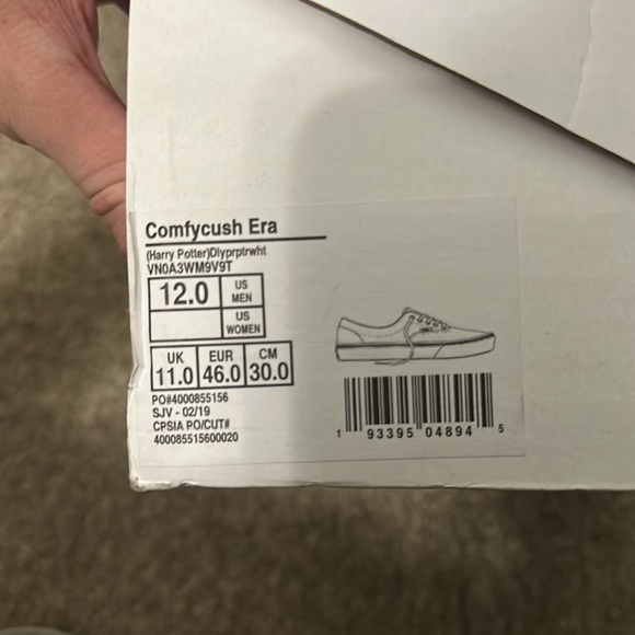 VANS Era ComfyCush x Harry Potter Newspaper 2019. New in Box - Picture 4 of 7